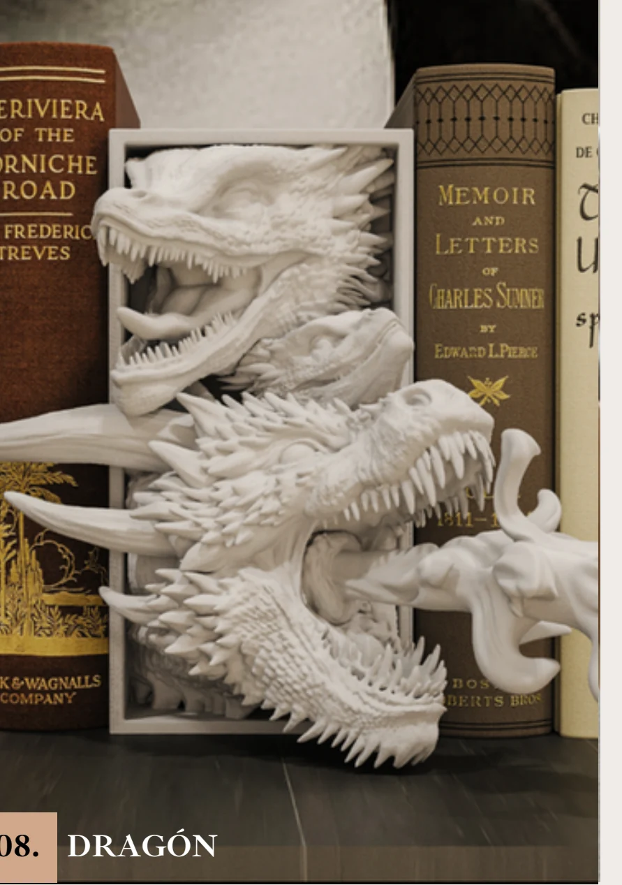 Dragón, colección de Librero IDEA STUDIO